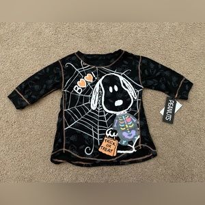 Girls Snoopy Peanuts Halloween shirt